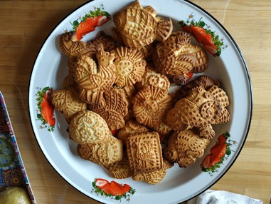 Печатные узорные пряники